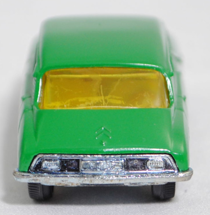 00003 Citroen DS 21 (2. Generation D-Modelle, Vorfacelift, Modell 1967-1968), verkehrsgrün, innen zinkgelb, Germ, R11, SIKU SUPER, 1:61, m (Verglasung mit Kratzspuren)