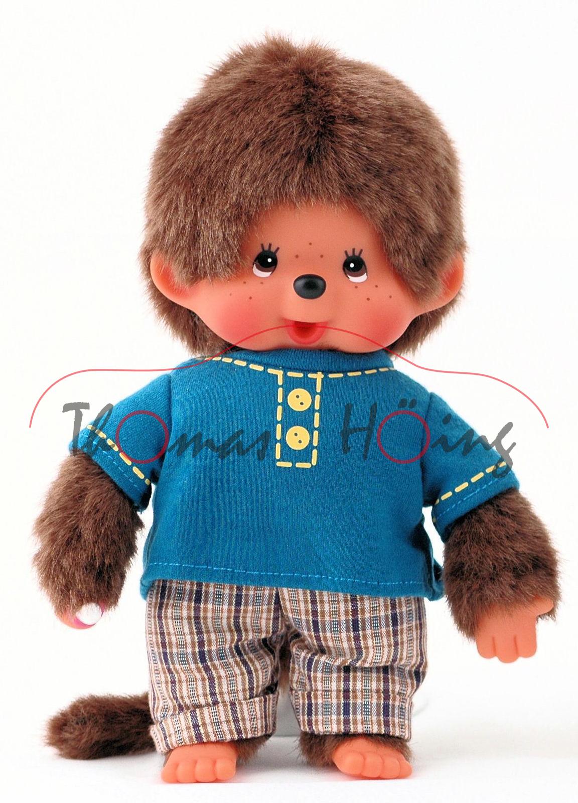 Monchhichi Checker Pants Boy, 20 cm groß