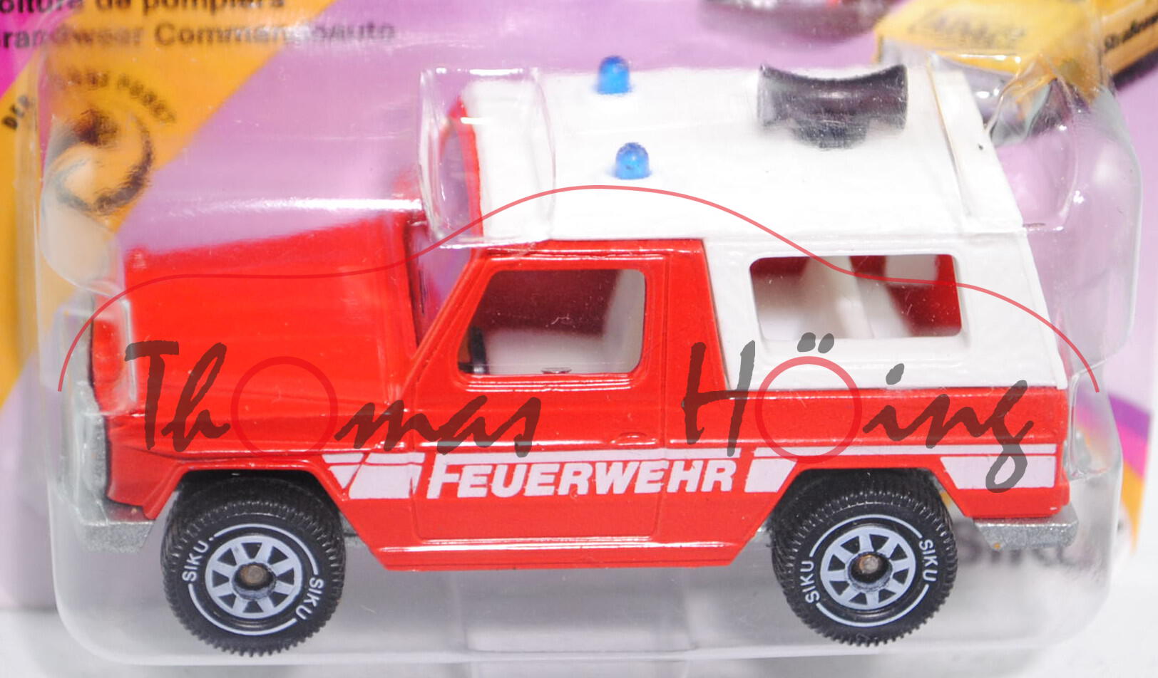 00004 Mercedes-Benz 280 GE (Typ W 460, Modell 1980-1990) Feuerwehr-Kommandowagen, hell-verkehrsrot,