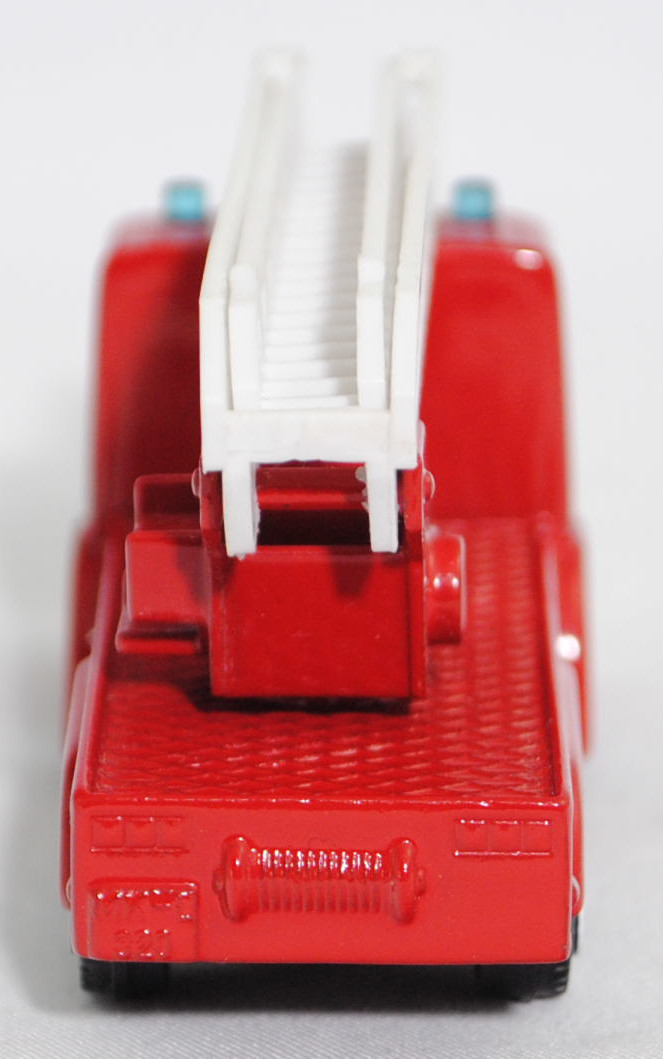 00002 Metz Hubrettungsfahrzeug DL 23-12 S auf Fahrgestell Mercedes-Benz Atego (Modell 1998-2004) (Feuerwehr-Drehleiter), signalrot, C1 weiß, SIKU SUPER, 1:80, m