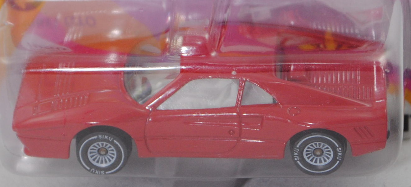 00006 Ferrari 288 GTO (Typ F114, Modell 1984-1986), rubinrot, Hong, B4, SIKU, 1:55, P23 (Lackfehler)