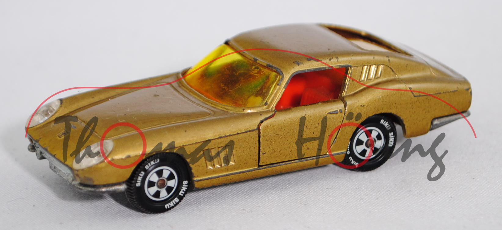 00002 Ferrari Berlinetta 275 GTB (Long Nose, Mod. 65-66), gold, Scheinwerfer transparent, Bpr. V 269