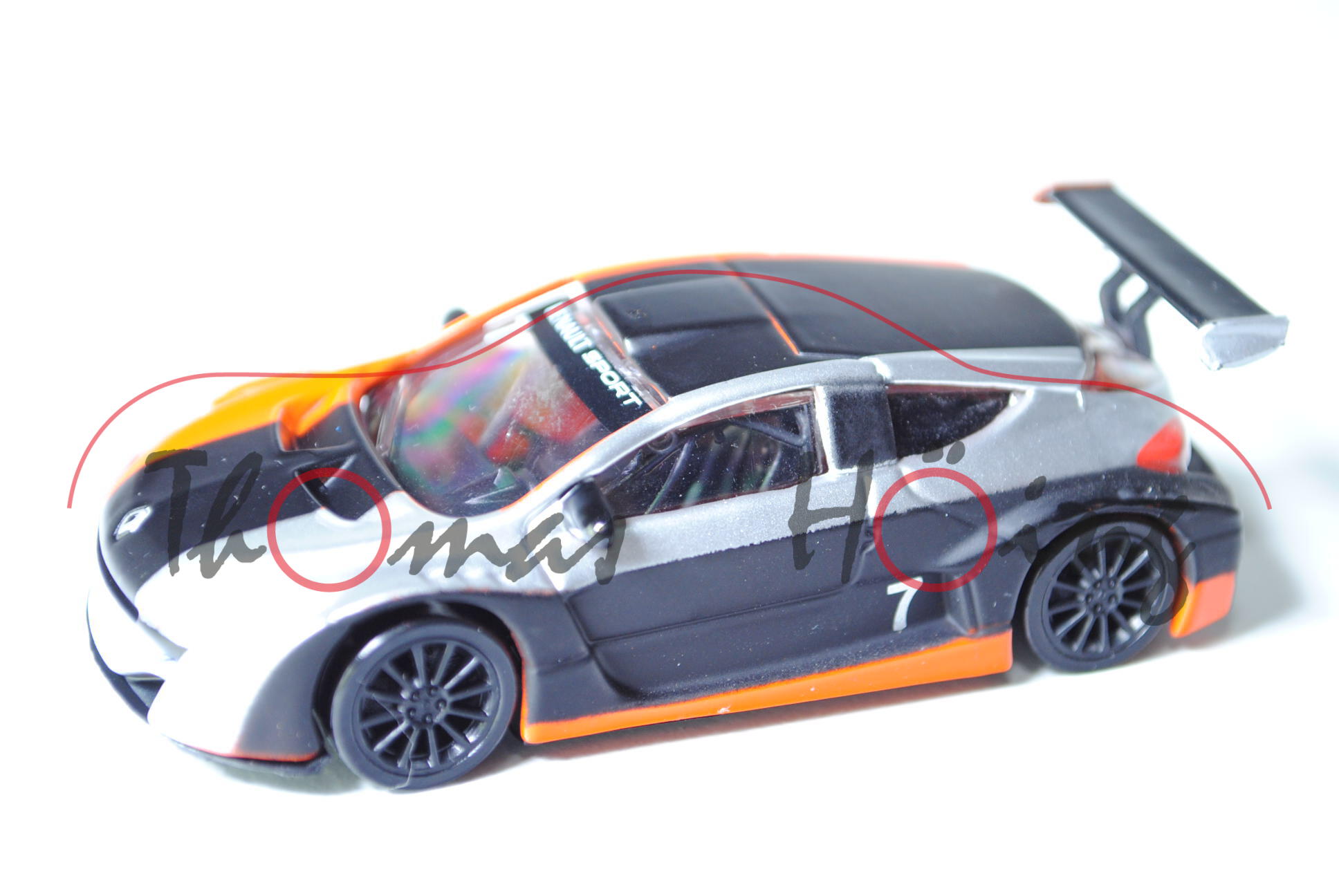 Renault Megane Trophy 2009, reinorange/schwarz/weißaluminium, RENAULT SPORT / 7, 1:50, Norev Racing,