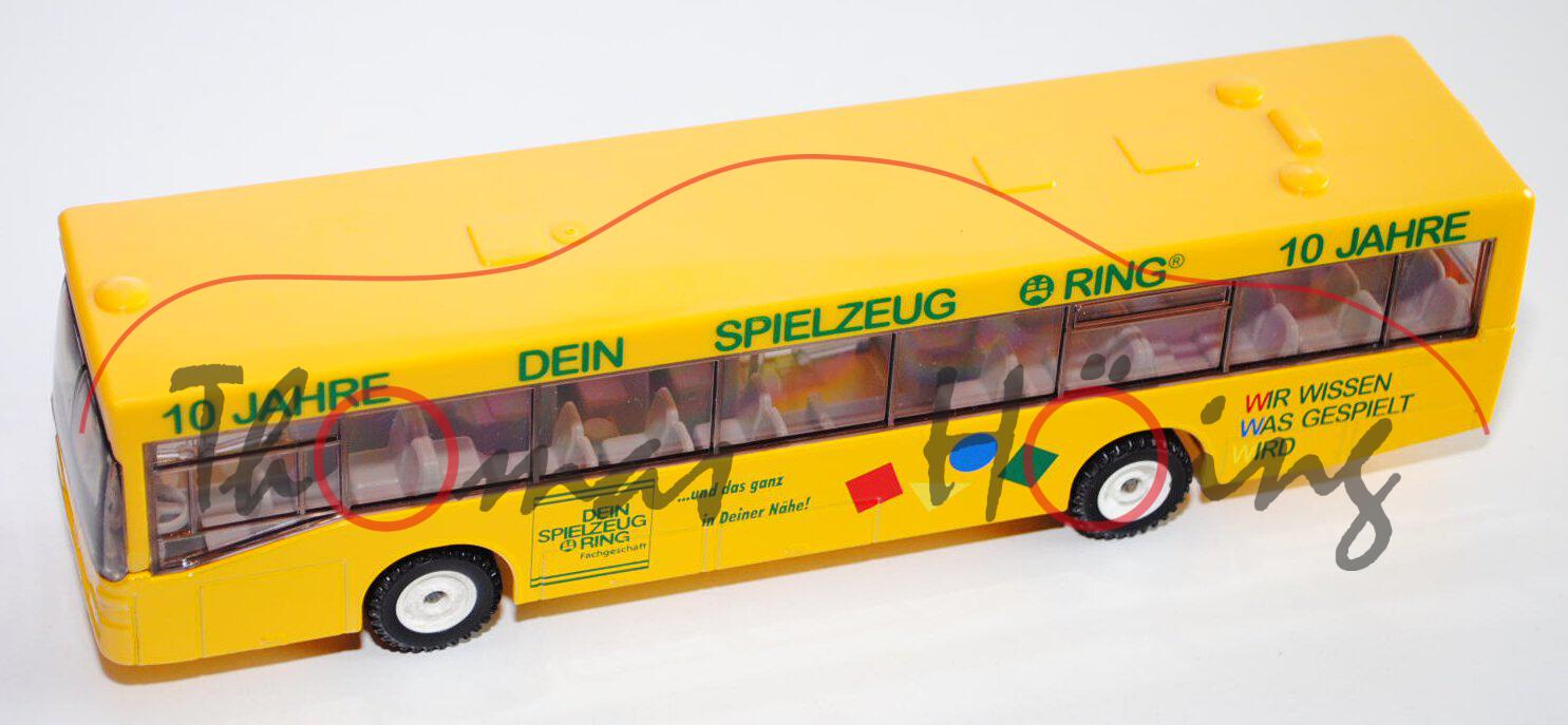 Linienbus Mercedes O 405 N, kadmiumgelb, 10 JAHRE DEIN SPIELZEUG RING, weiße LKW12, L14n