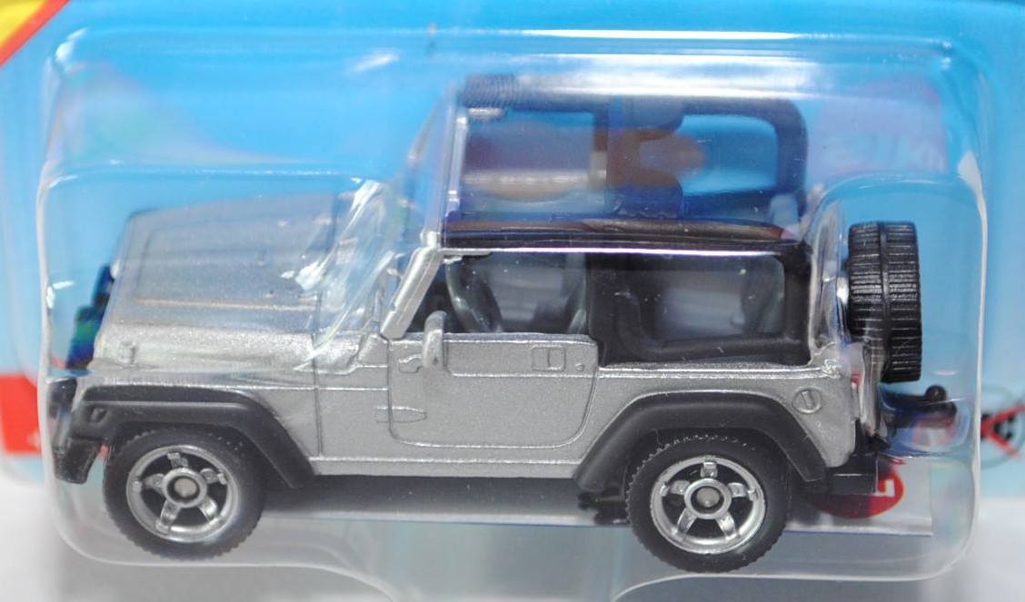 00003 Jeep Wrangler TJ 4.0 (Modell 1997-2006), silbergraumetallic/schwarz, innen basaltgrau, Lenkrad