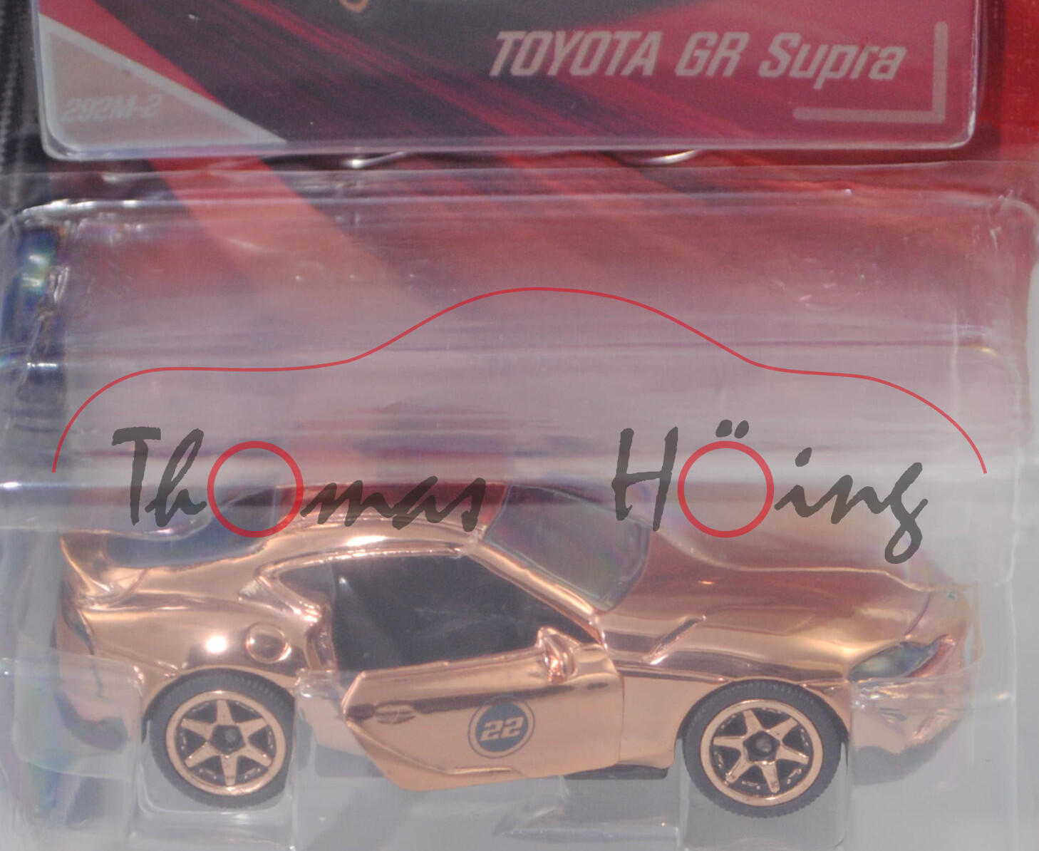 Toyota GR Supra Legend Coupé 3.0 (Typ A90, Mod. 2019-), rose gold metallic, majorette, 1:56, Blister