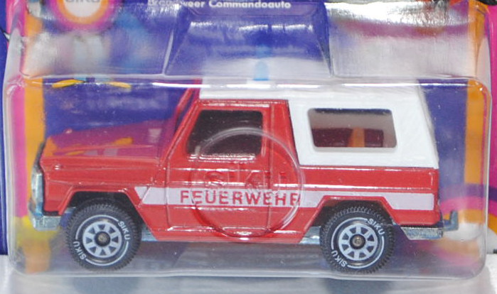 00000 Mercedes-Benz 280 GE (Typ W 460, Modell 1980-1990) Feuerwehr-Kommandowagen, verkehrsrot, innen