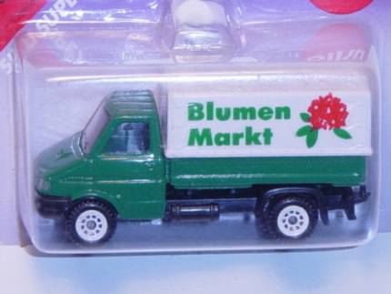 00001 Iveco Daily II (Modell 1990-1996) Kleinlastwagen, türkisgrün, innen schwarz, Lenkrad integrier