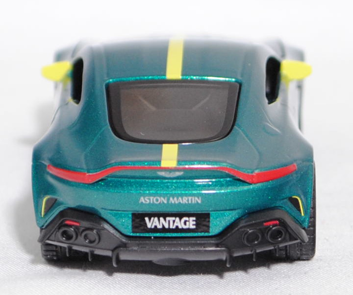 00000 Aston Martin Vantage AMV24 Edition (4. Generation, AM6, Facelift 2024, limitierte Auflage 24 Fahrzeuge, Modell 2025), podium green metallic, SIKU SUPER 1:50, L17mpK