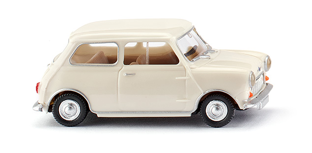 Morris Mini-Minor (Typ MK I, Modell 1959-1967, Baujahr 1959), perlweiß, Wiking, 1:87, mb