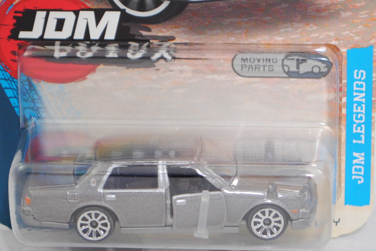 Toyota Century (G50, Typ GZG50, Vorfacelift, Modell 1997-2004) (Nr. 230D), hell-quarzgraumetallic, majorette, 1:67, Blister (JDM Legends Premium Cars)