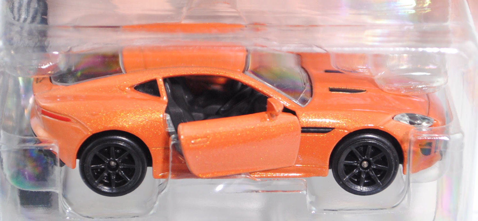 Jaguar F-Type Coupé (Modell 2014-) (Nr. 293 B), hell-orangenbraunmetallic, Türen zu öffnen, 8-Speich