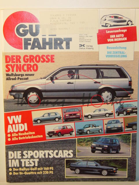 GUTE FAHRT, Heft 9, September 1989