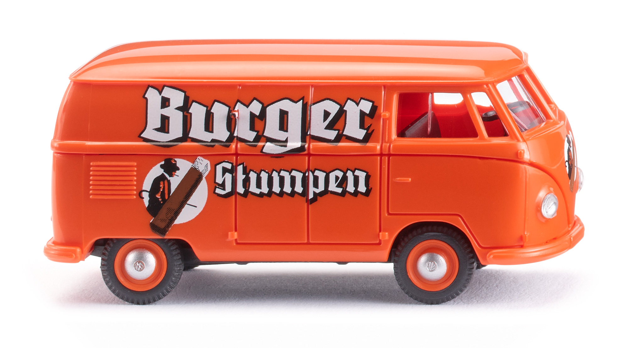 VW Transporter T1 1200 Kastenwagen (Typ 2 T1, Mod. 54-58), orange, Burger/Stumpen, Wiking, 1:87, mb