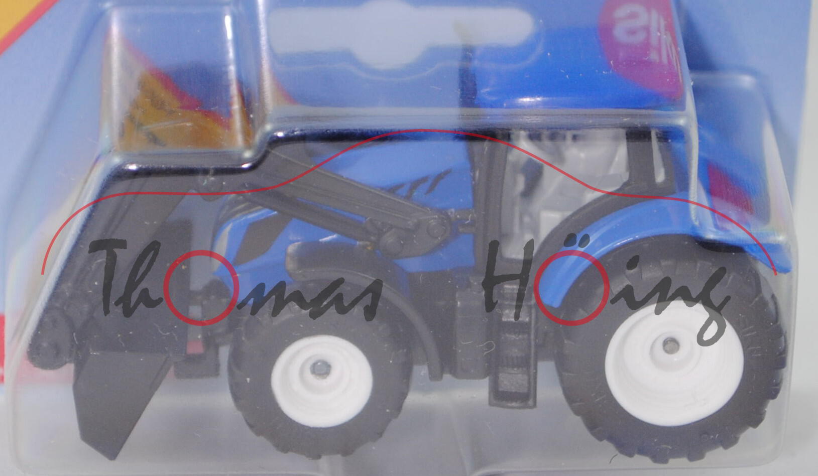 00000 New Holland T7.315 (Modell 2015-) mit Frontlader, blau/schwarz, SIKU, 1:79, P29e