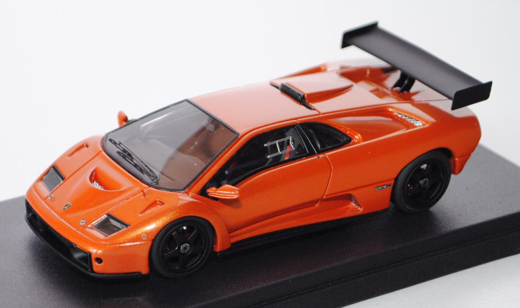 Lamborghini Diablo GTR 1999, metallic orange, Look Smart (Handarbeitsmodell), 1:43, PC-Box