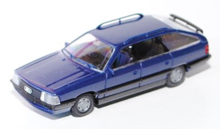 Audi 200 Avant Turbo quattro (C3, Typ 44), Modell 1983-1991, dunkel-saphirblau, Rietze, 1:87, mb