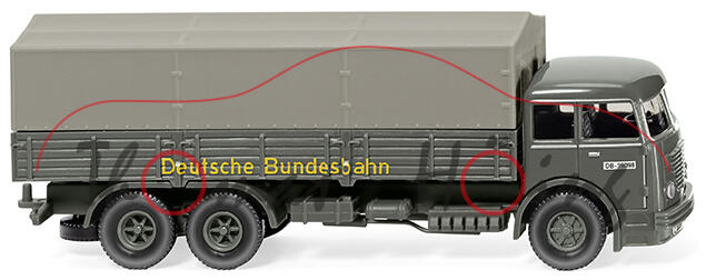 Büssing 12000 (Modell 1951-1954, Baujahr 1951) Pritschen-LKW