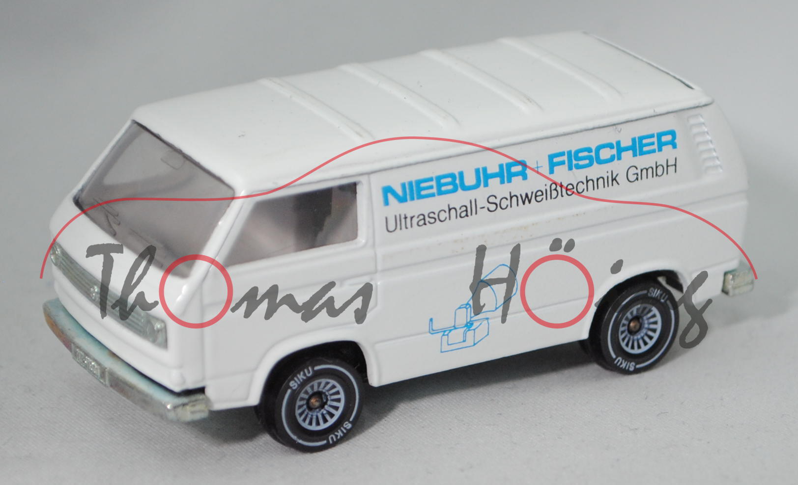 VW Transporter 2,0 Liter (Typ T3, Modell 1979-1982), reinweiß, NIEBUHR + FISCHER, B4