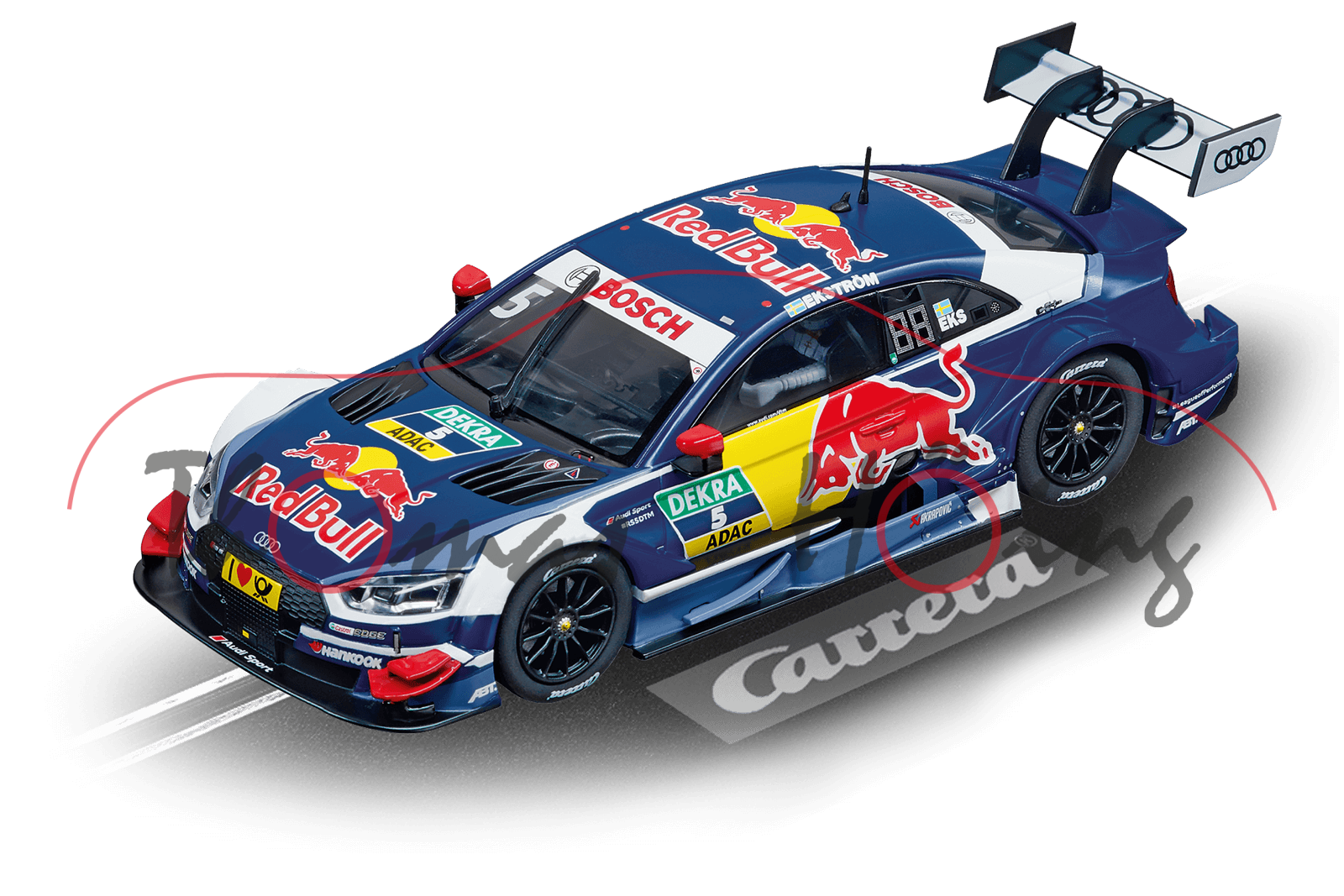 Audi RS 5 DTM F5 2017 (Typ R17), Mattias Ekström, Nr. 5, DTM 2017, Carrera EVOLUTION, 1:32, PC-Box