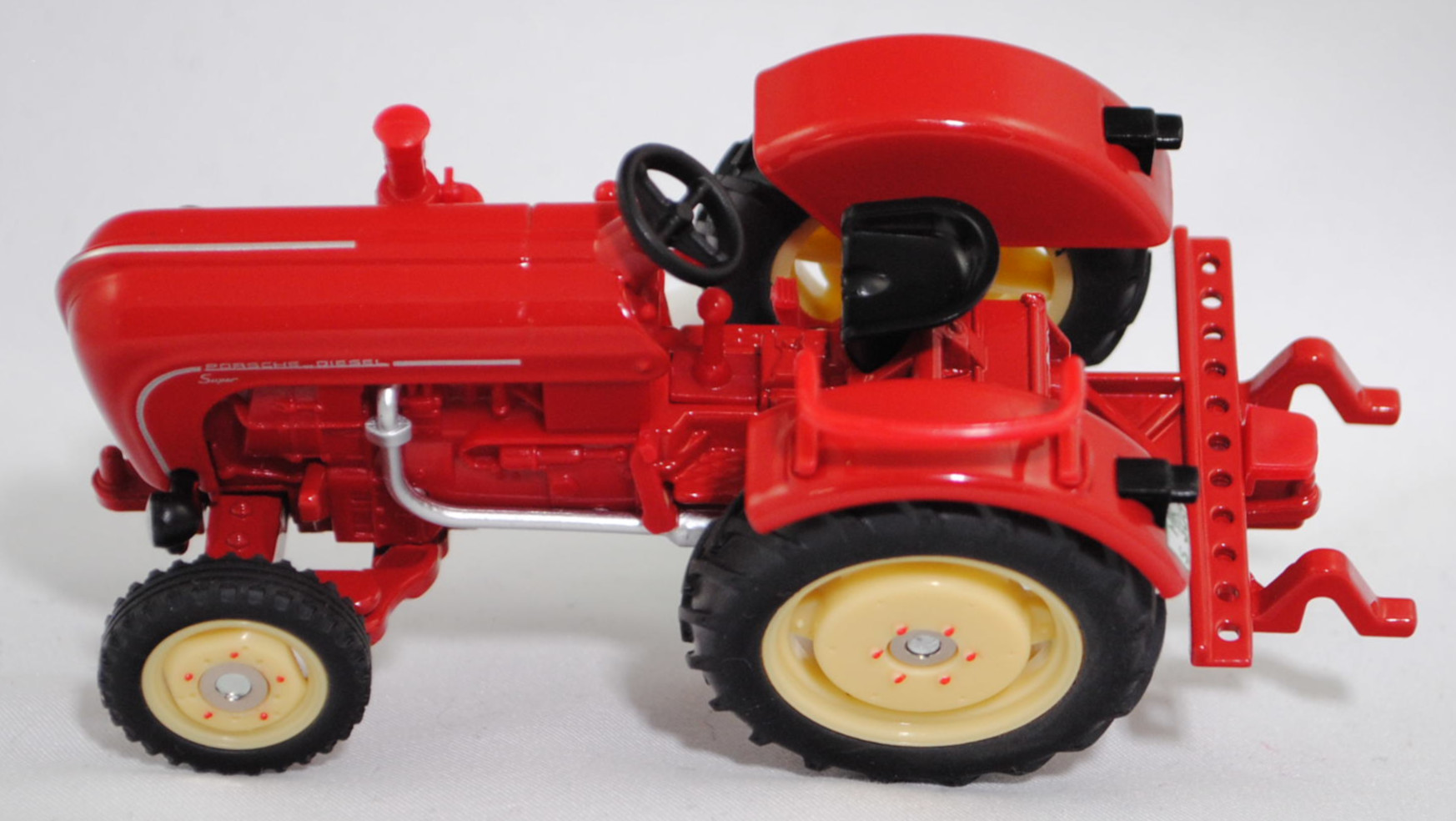 00000 PORSCHE-DIESEL Super N 308 (Baureihe Super, Typ Ackerschlepper, Modell 1957-1960), karminrot, Sitz schwarz, Lenkrad schwarz, MK-S 308, SIKU FARMER CLASSIC, 1:32, L17mpK