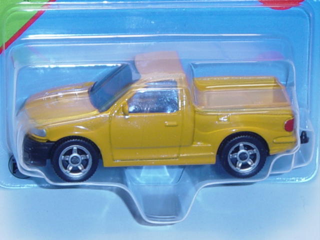 00006 SIKU RANGER (vgl. Ford F-150 TRITON Regular Cab, 11. Generation, Modell 2003-2005), chromgelb,