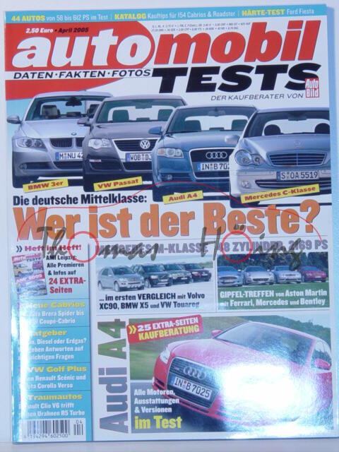 automobil TESTS, Heft 4, April 2005