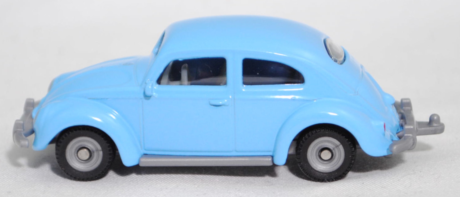 00000 VW 1200 Export-Limousine (Käfer) (1. Generation, Typ 11 Modell 113, Modell 1955-1957), hell-lichtblau (vgl. horizontblau), SIKU SUPER, 1:56, P29f