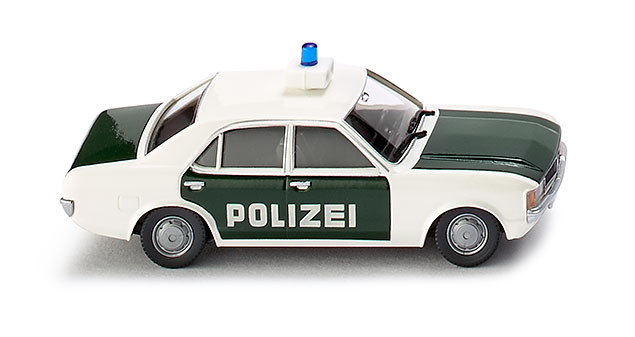 Polizei - Ford Granada, Mj. 1972, cremeweiß/tannengrün, POLIZEI, Wiking, 1:87, mb