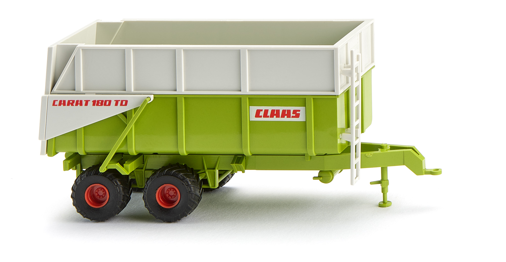 CLAAS CARAT 180 TD Muldenkipper mit Bordwandaufsatz (Modell 1990-1995), claasgrün/grauweiß, CLAAS / CARAT 180 TD, Wiking, 1:87, mb