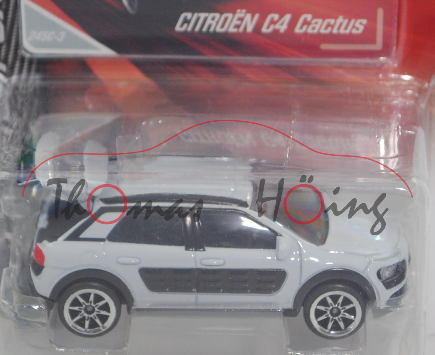 Citroen C4 Cactus (Mod. 2014-2018) (Nr. 245C), hell-grauweiß/black, Nr. 245C-3, majorette, 1:56, mb