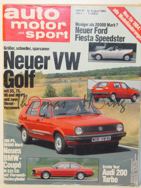 auto motor und sport, Heft 16, 10. August 1983