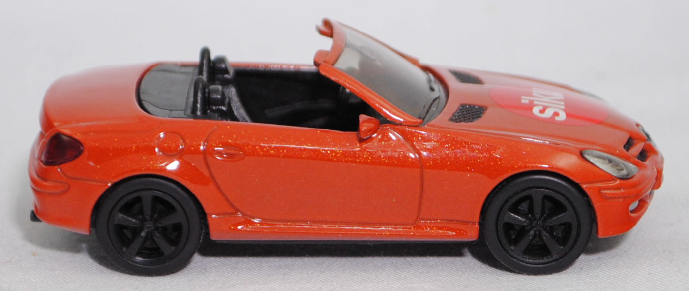 99900 EU Mercedes-Benz SLK 350 (interne Baureihenbezeichnung R 171, Vor-MoPf, Modell 2004-2008), energy orange, siku-Logo auf der Motorhaube, SIKU SUPER, 1:55, m (Limited Edition)