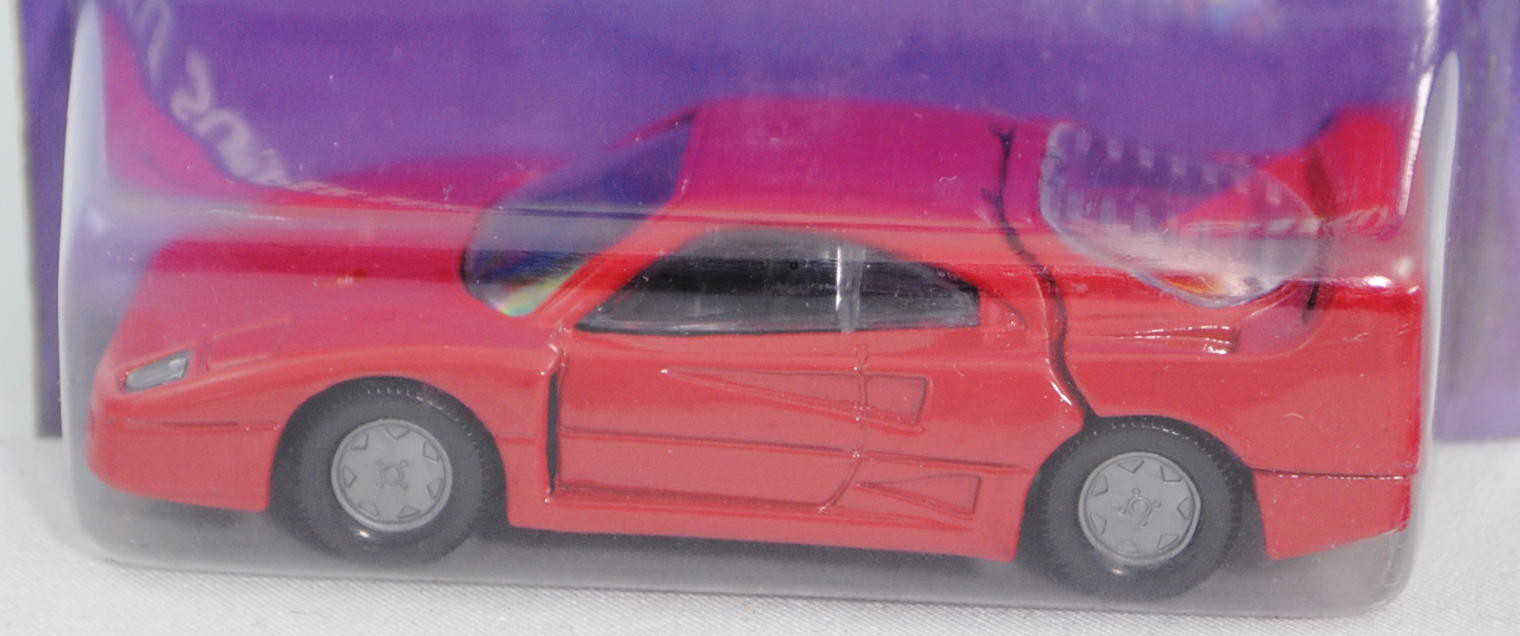 00002 Ferrari F40 (Modell 1987-1992), karminrot, innen schwarz, Lenkrad schwarz, Chassis schwarz, Ho