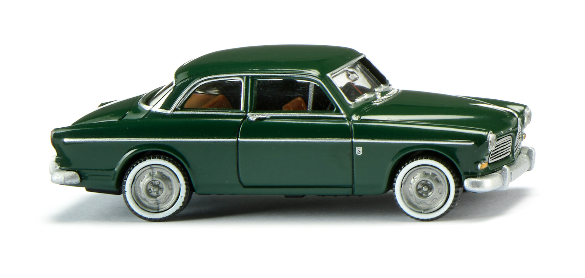 Volvo Amazon 131 (Typ P130, Facelift 3 von 1966, Modell 1966-1968), dunkelgrün, Wiking, 1:87, mb