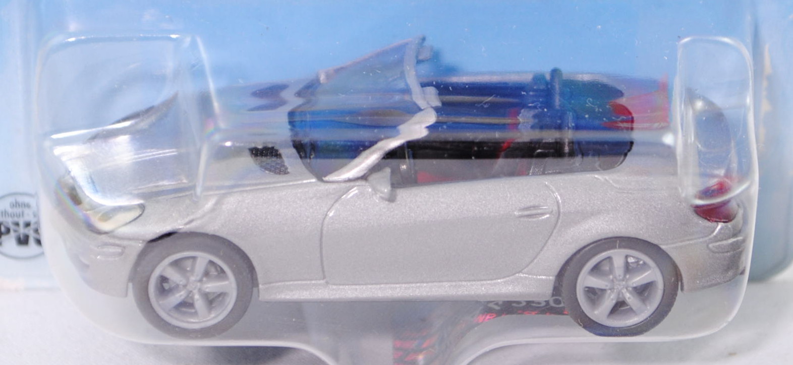 00007 Mercedes-Benz SLK 350 (R 171, Mod. 2004-2008), verkehrsgraumet. (cubanitsilber), SIKU, P29a