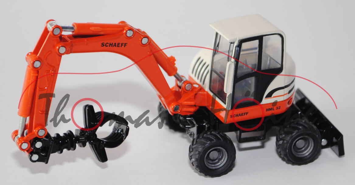 00000 TEREX®-SCHAEFF HML 32 Mobilbagger, perlweiß/dunkel-reinorange/schwarz, L17P