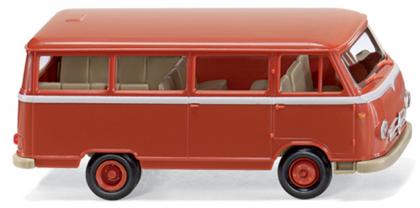 Borgward 611 Bus, Modell 1957, korallenrot, Wiking, 1:87, mb