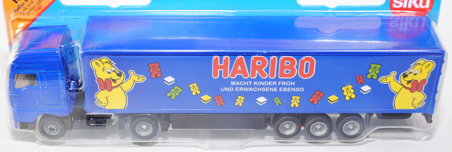 00005 MAN TGA Koffer-Sattelzug, hell-ultramarinblau/schwarz, HARIBO / MACHT KINDER FROH / UND ERWACH