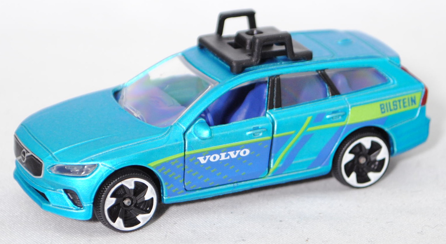 Volvo V90 T8 (Modell 2020-2021) ICE MINT / URBAN, h.-himmelblaumet., majorette, 1:61, RARE, mb