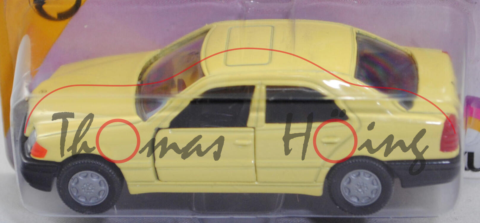 00000 Mercedes-Benz C 220 ESPRIT (W 202, Vor-MoPf, Modell 1993-1995), zartgelb, B7, SIKU SUPER, 1:55, P23 mit neu