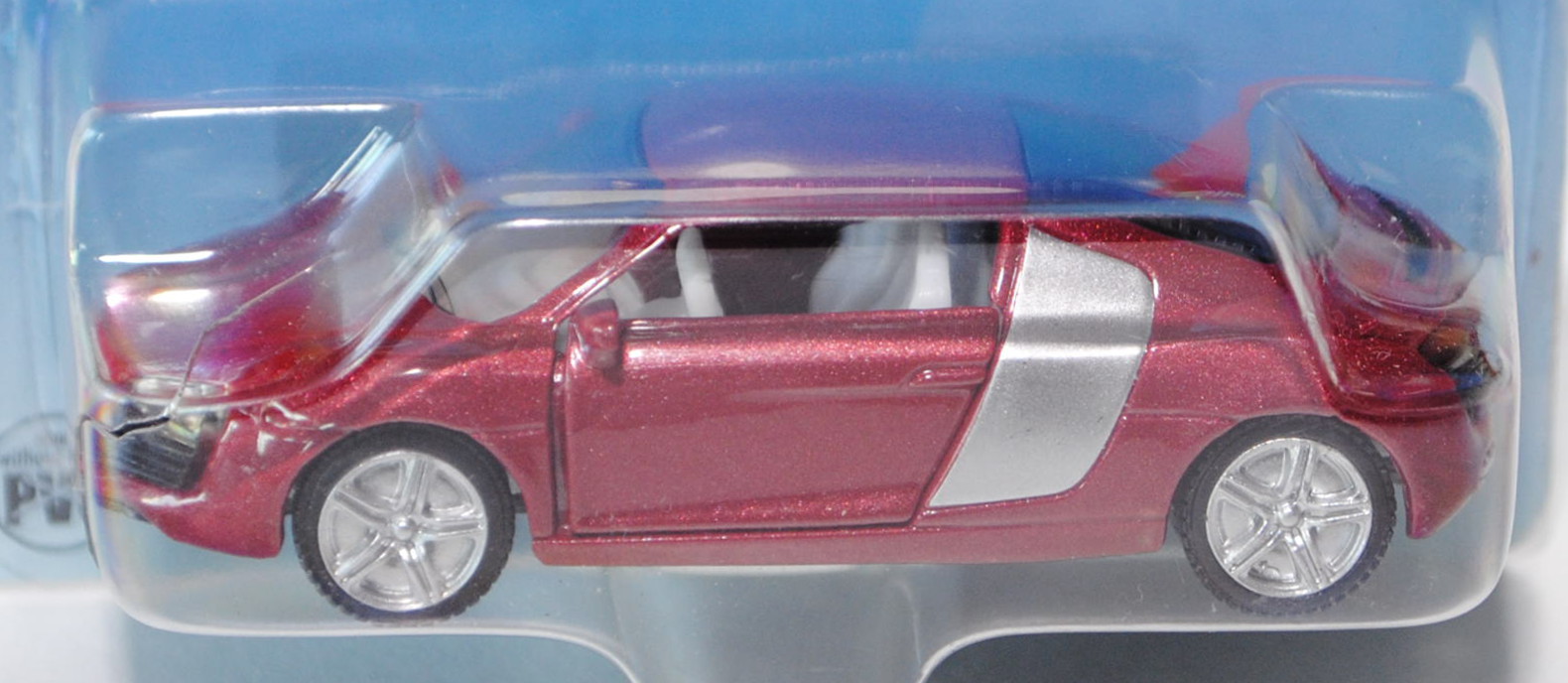 00006 Audi R8 4.2 FSI quattro Coupé (Typ 42), Modell 2007-2010, braunrotmetallic/weißaluminiummetall