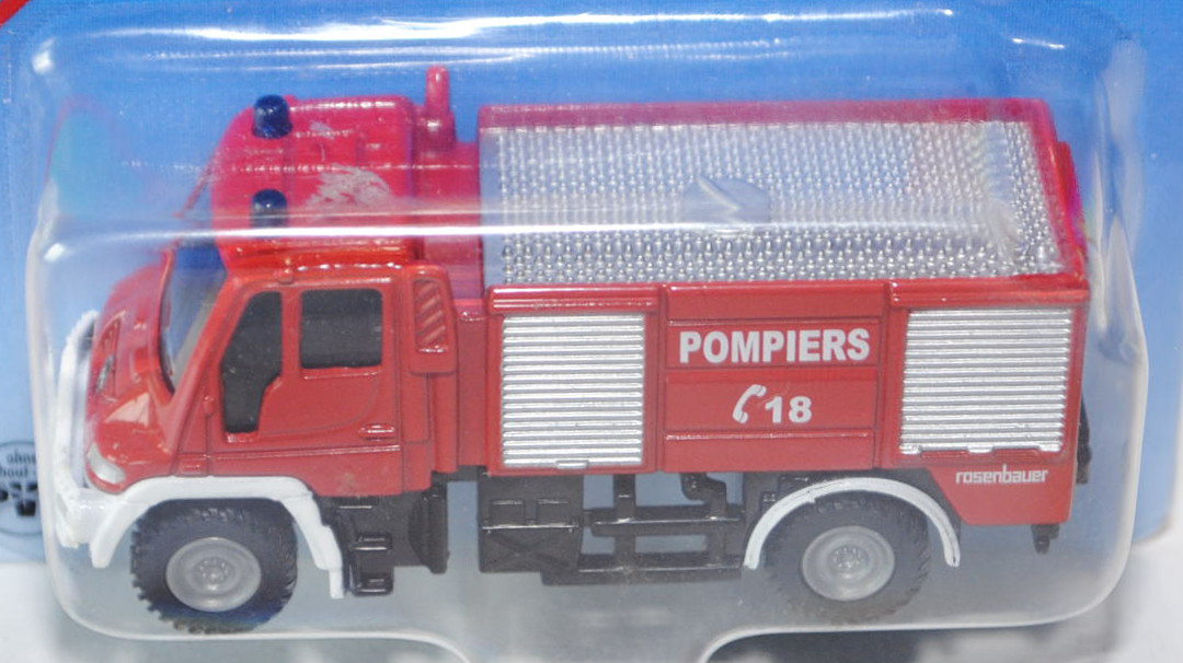 00100 F MB Unimog U 400 (Baureihe U 405, Mod. 2001-2014) Feuerwehr, POMPIERS, P29a