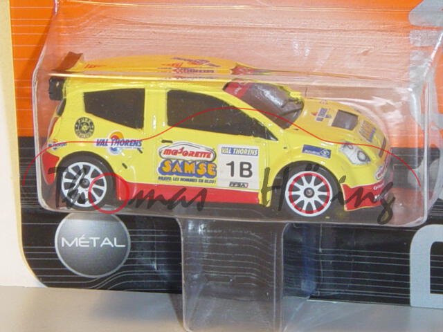 Citroen C2 Andros (Nr. 254G), zinkgelb, SAMSE / majorette / 1 B, majorette, 1:57, Blister