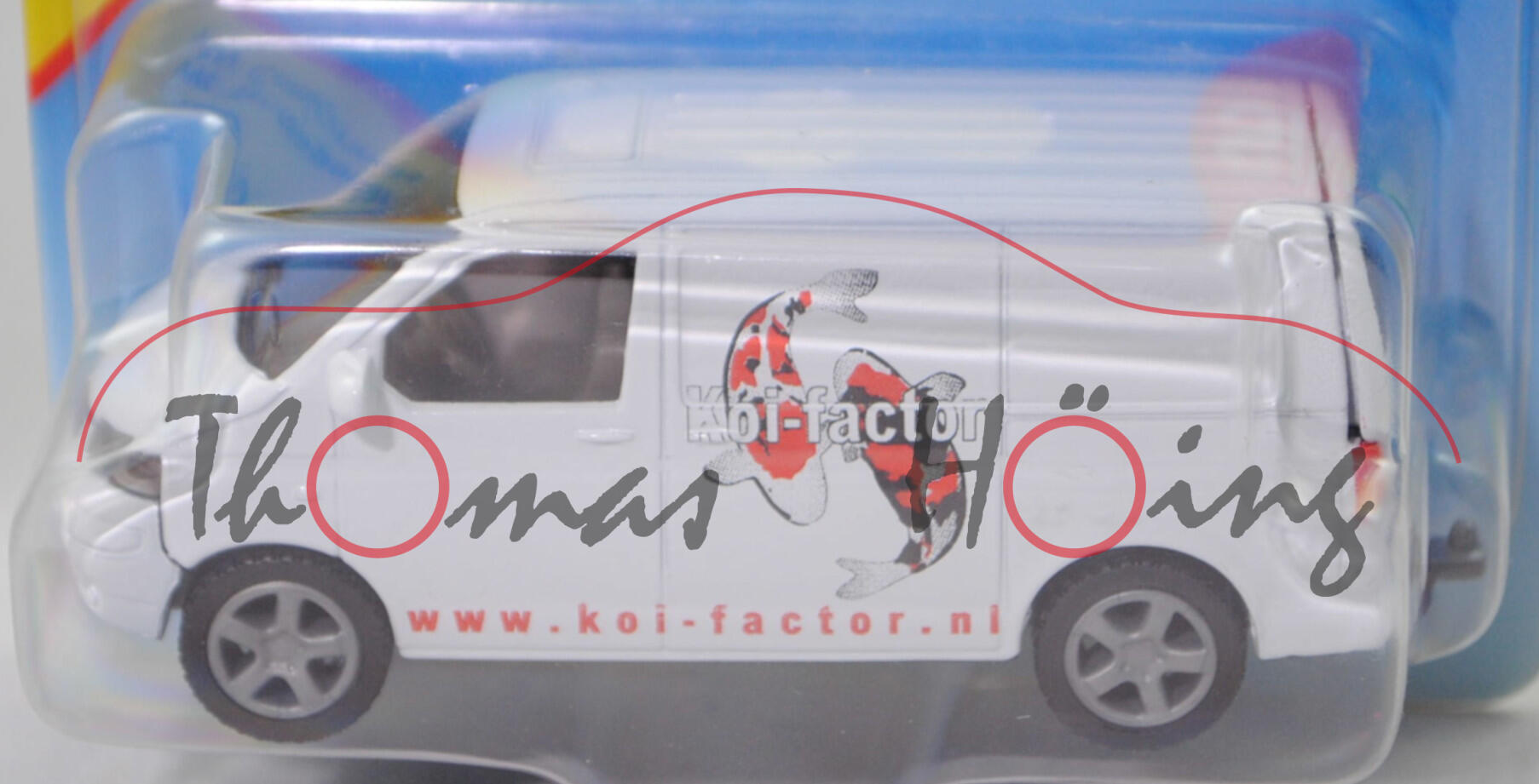 00423 Koi-factor VW T5.1 Transporter (Modell 2003-2009), reinweiß, Koi-factor, SIKU, 1:58, P29b