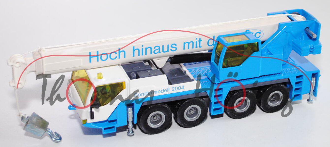 00404 SSC Mobilkran Liebherr LTM 1060/2 (Mod. 99-05), weiß/blau, Hoch hinaus mit dem SSC, SIKU, L16n