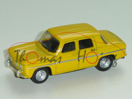 Renault 8 Gordini 1965, zitronengelb, 1:54, Norev RETRO, mb