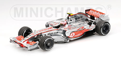 Vodafone McLaren Mercedes MP4-23, chromsilber/tagesleuchtfarbe, Team Vodafone McLaren Mercedes (2. P