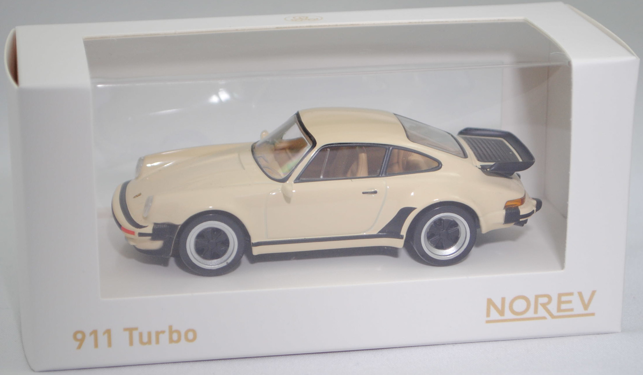 Porsche 911 Turbo 3,3 (2. Generation, G-Modell Typ 930 Coupé, Facelift 2 August 1979, Modell 1979-1982), sahara beige (Farbcode 516), Norev Jet-car / Youngtimers, 1:43, mb