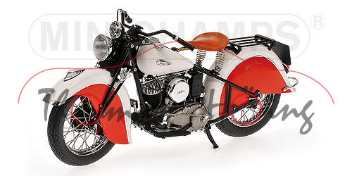 Indian Sport Scout, Modell 1940, dunkelrot/weiß, Minichamps, 1:12, mb